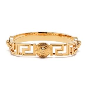 Versace Medusa Greca Bangle (Gold)